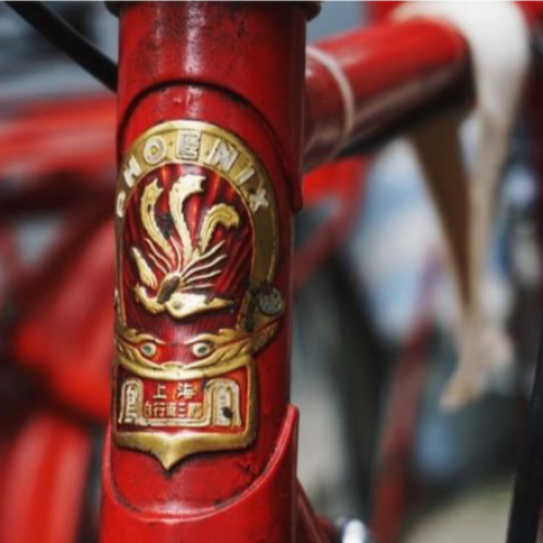 Mainland bicycles were imported to Hong Kong. Here we can see the Phoenix logo. (Photo credit: online photo)
