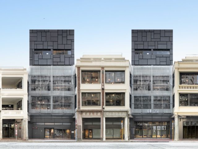 The same building cluster after restoration in 2019.
